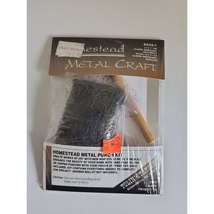 Homestead Metal Craft Punch Kit Clown Dinosaur‎ Butterfly Quilt Pattern Vintage